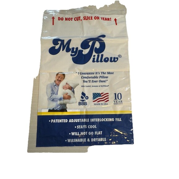 NEW MY PILLOW Travel Go Anywhere Pillow 12" x 18" AS SEEN ON TV & TRAVEL BAG Set - Picture 4 of 4